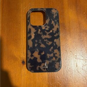 Sonix Brown Tort iPhone 14 Pro Phone Case used before in good condition